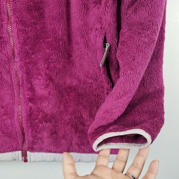 The North Face Gray Red Denali Jacket - Picture 6 of 8